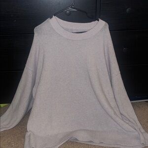 Aerie Cozy Oversized Pink Sweater